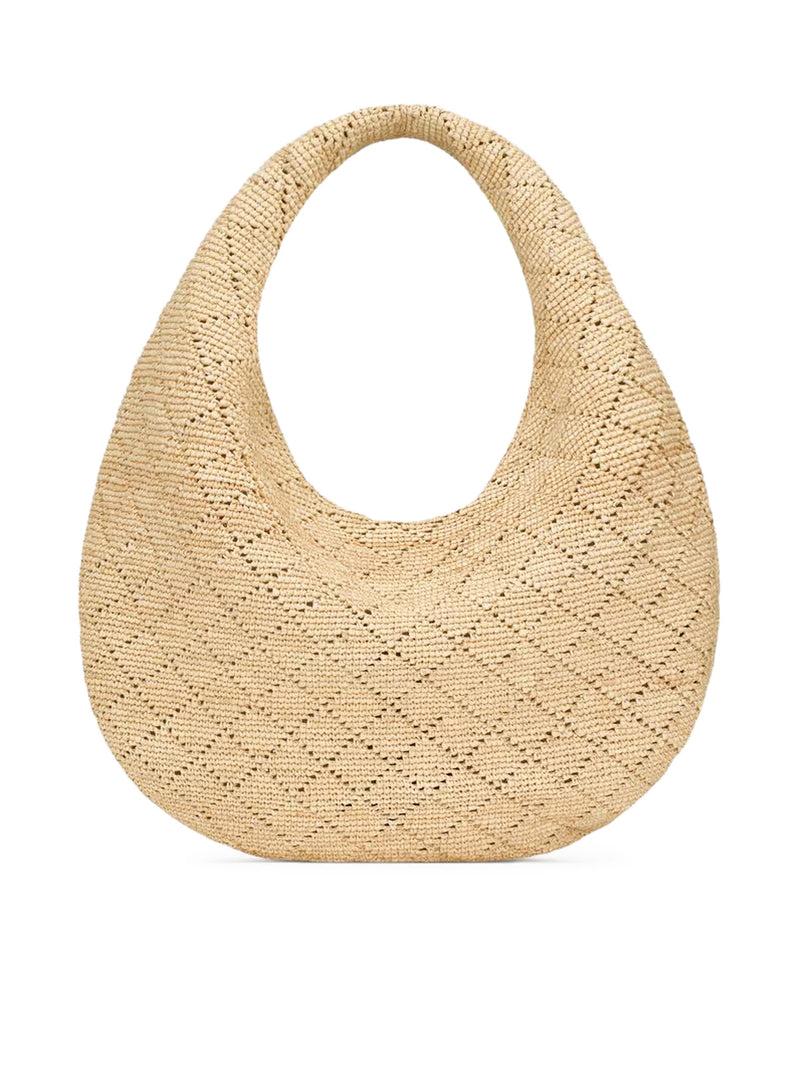 Saint Laurent Saint Laurent Women Icare Raffia Hobo Bag
