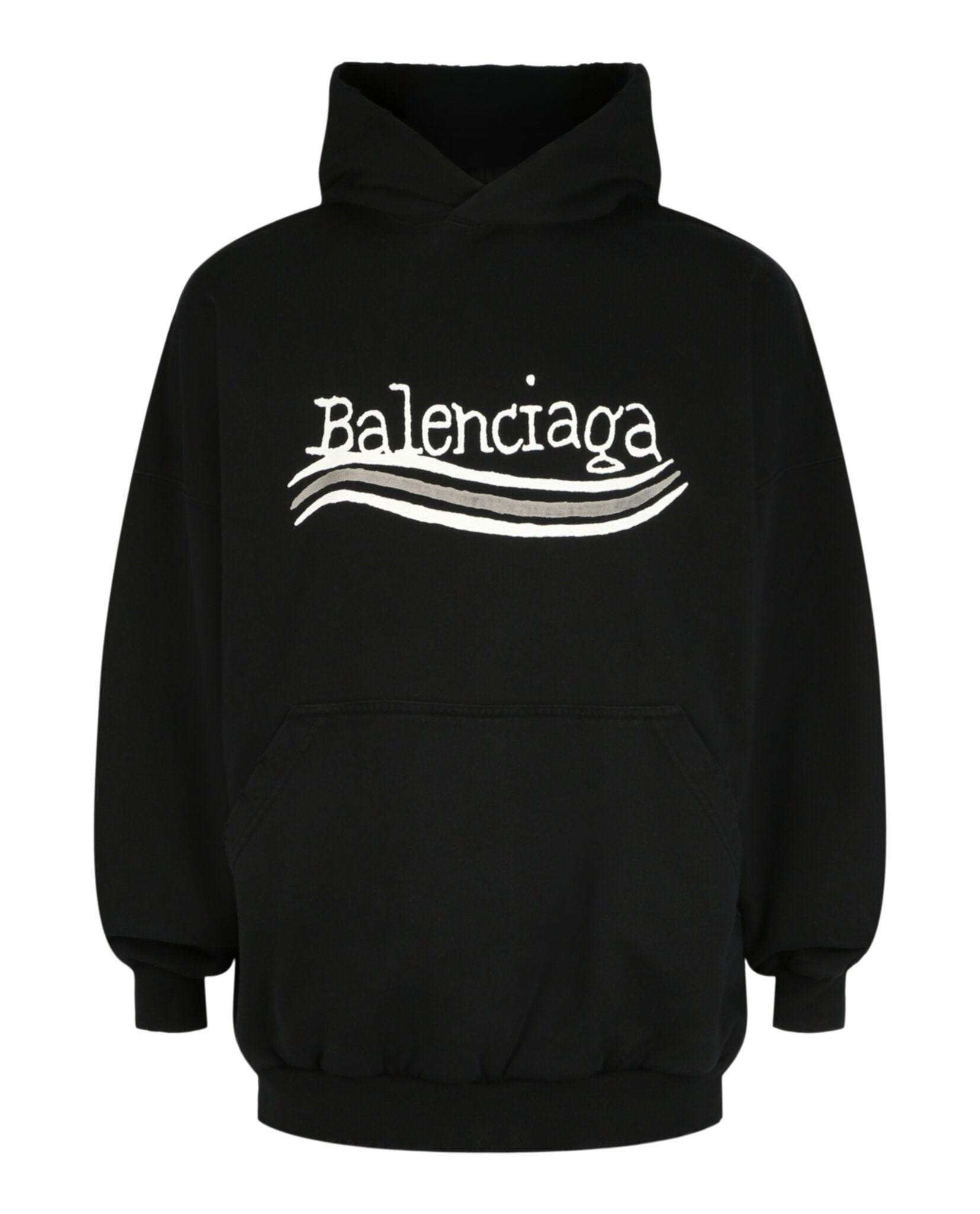 Balenciaga Balenciaga Mens Hand Drawn Political Campaign Hoodie