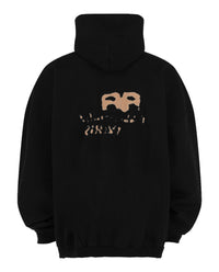 Balenciaga Mens Hand Drawn BB Icon Cotton Hoodie