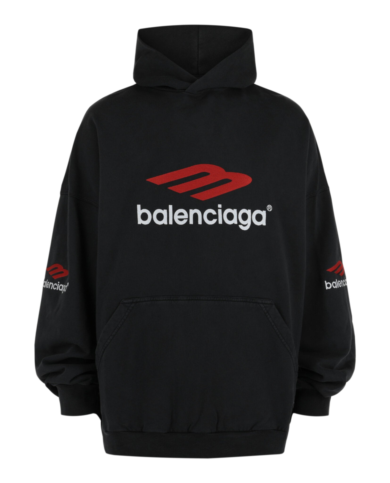 Balenciaga Balenciaga Mens 3B Sports Icon Oversized Hoodie