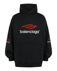 Balenciaga Balenciaga Mens 3B Sports Icon Oversized Hoodie