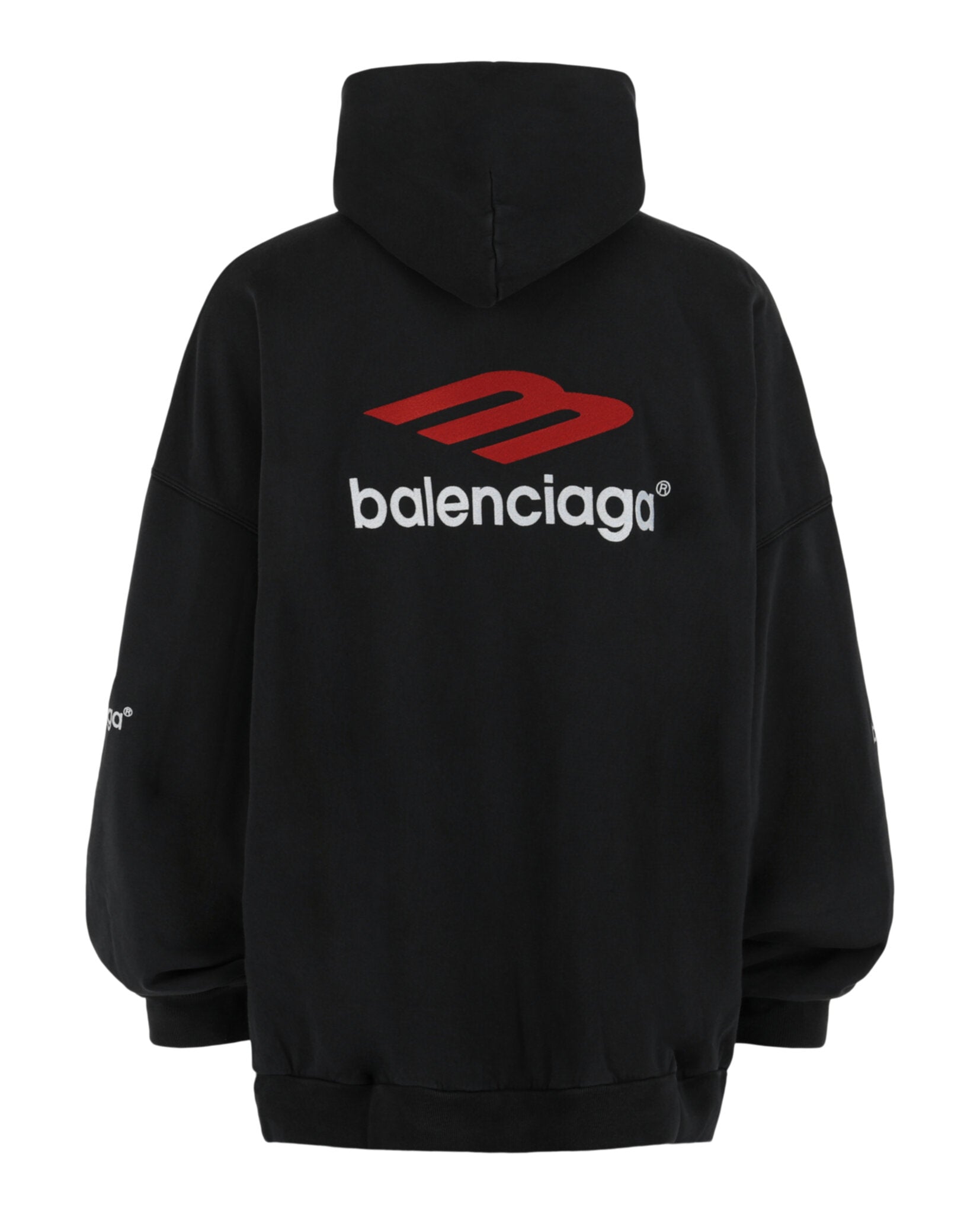 Balenciaga Balenciaga Mens 3B Sports Icon Oversized Hoodie