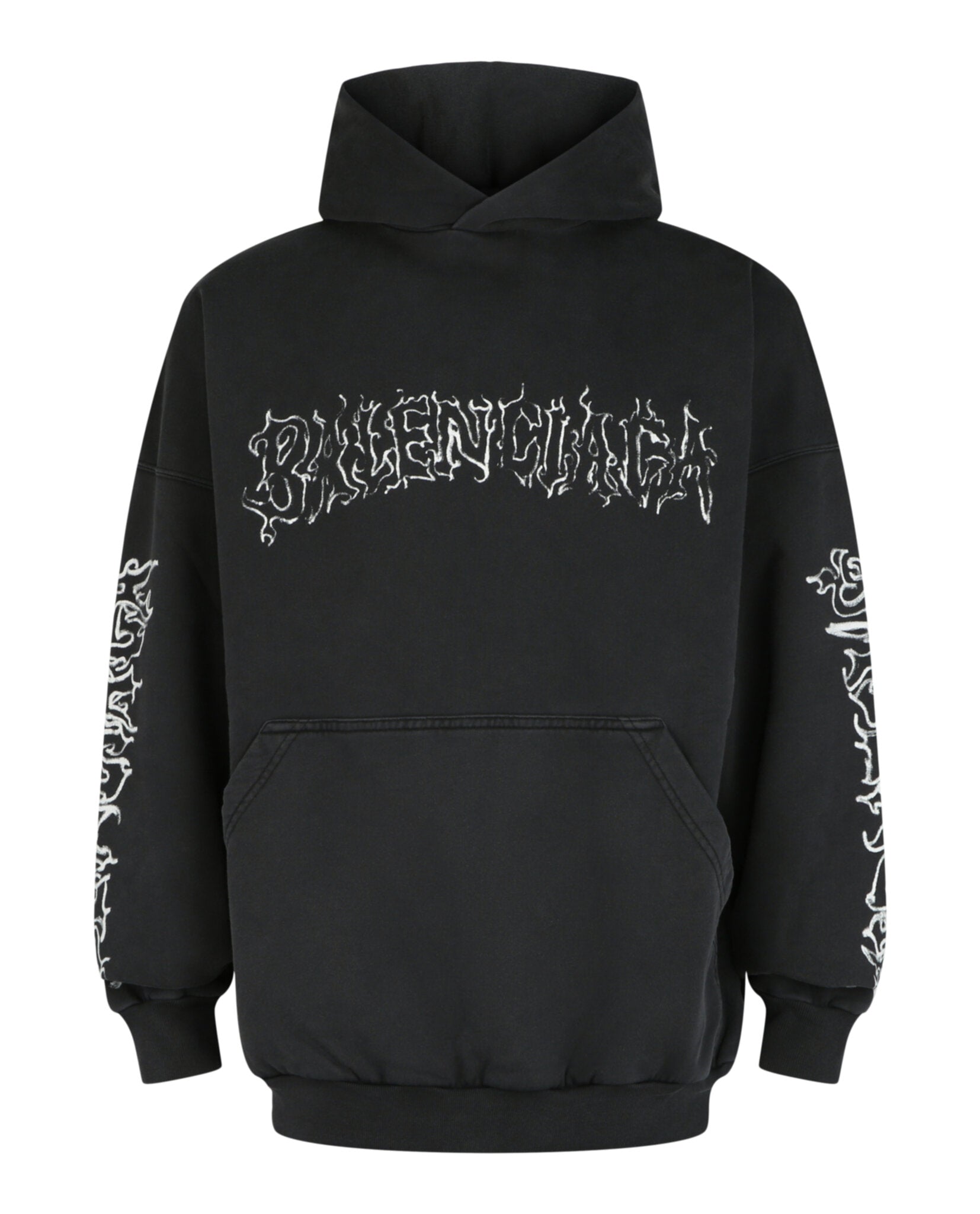 Balenciaga Balenciaga Mens DIY Metal Logo Hoodie