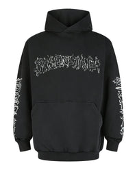 Balenciaga Balenciaga Mens DIY Metal Logo Hoodie