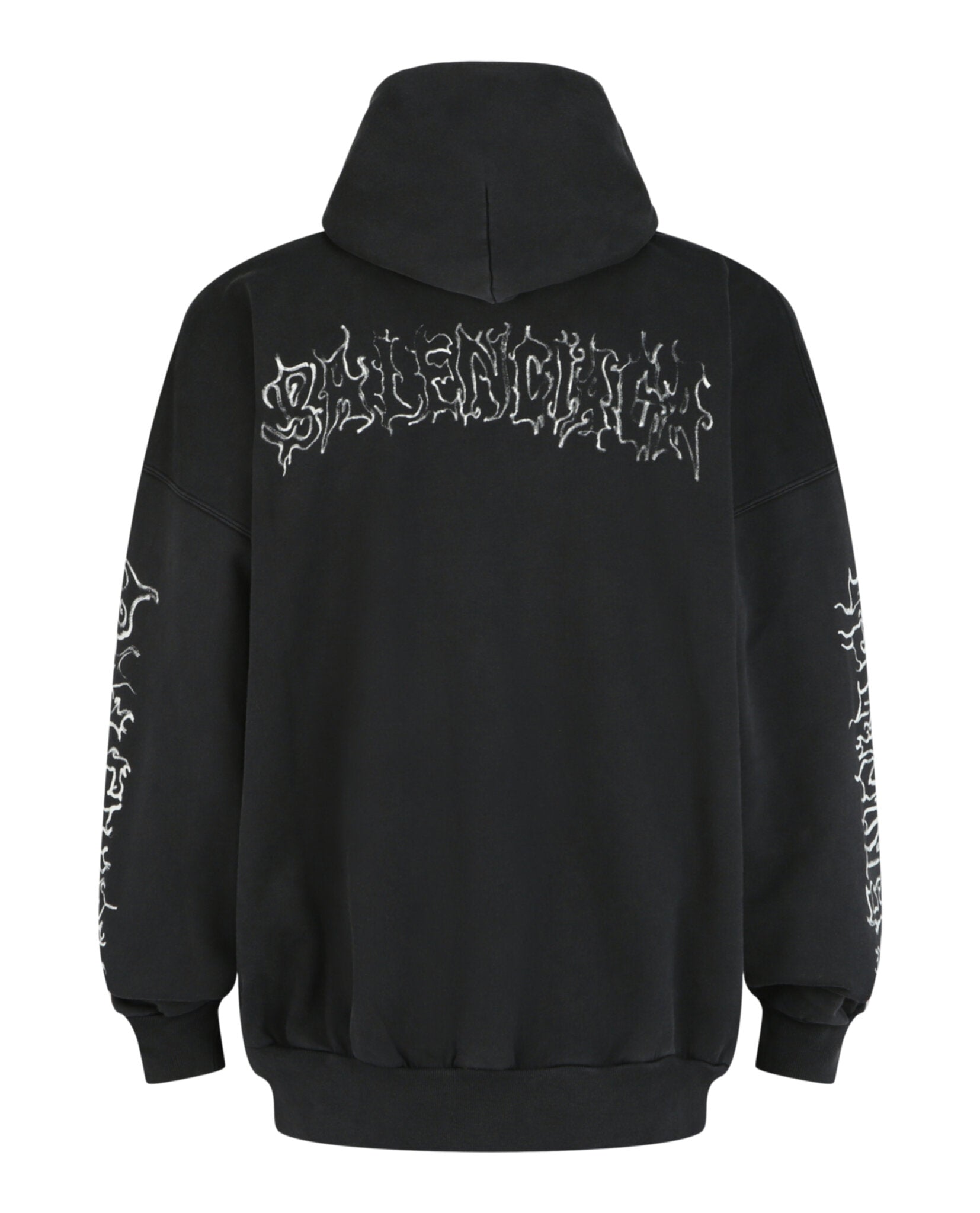 Balenciaga Balenciaga Mens DIY Metal Logo Hoodie