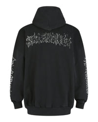 Balenciaga Balenciaga Mens DIY Metal Logo Hoodie
