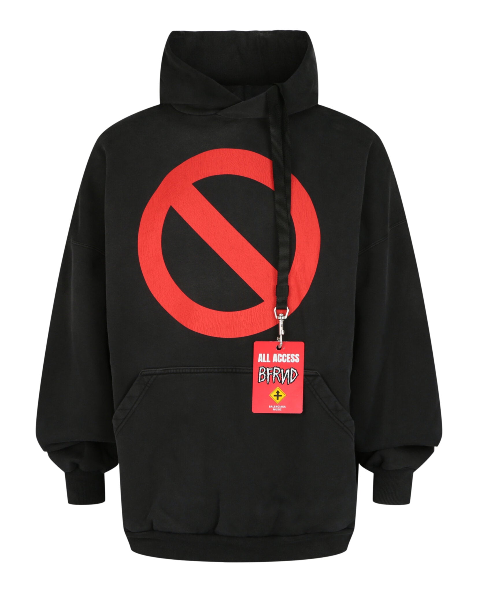 Balenciaga Balenciaga Mens Music x BFRND Series Inside-Out Hoodie