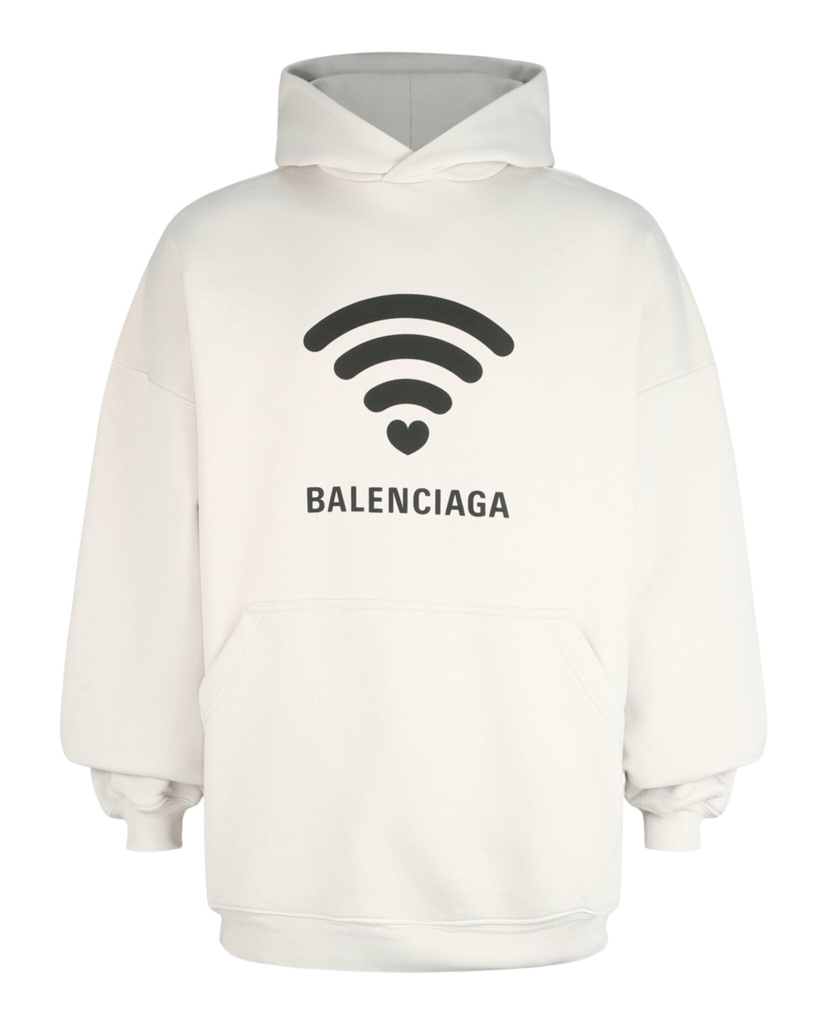Balenciaga Balenciaga Mens LOVE Graphic Print Hoodie