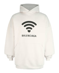 Balenciaga Balenciaga Mens LOVE Graphic Print Hoodie