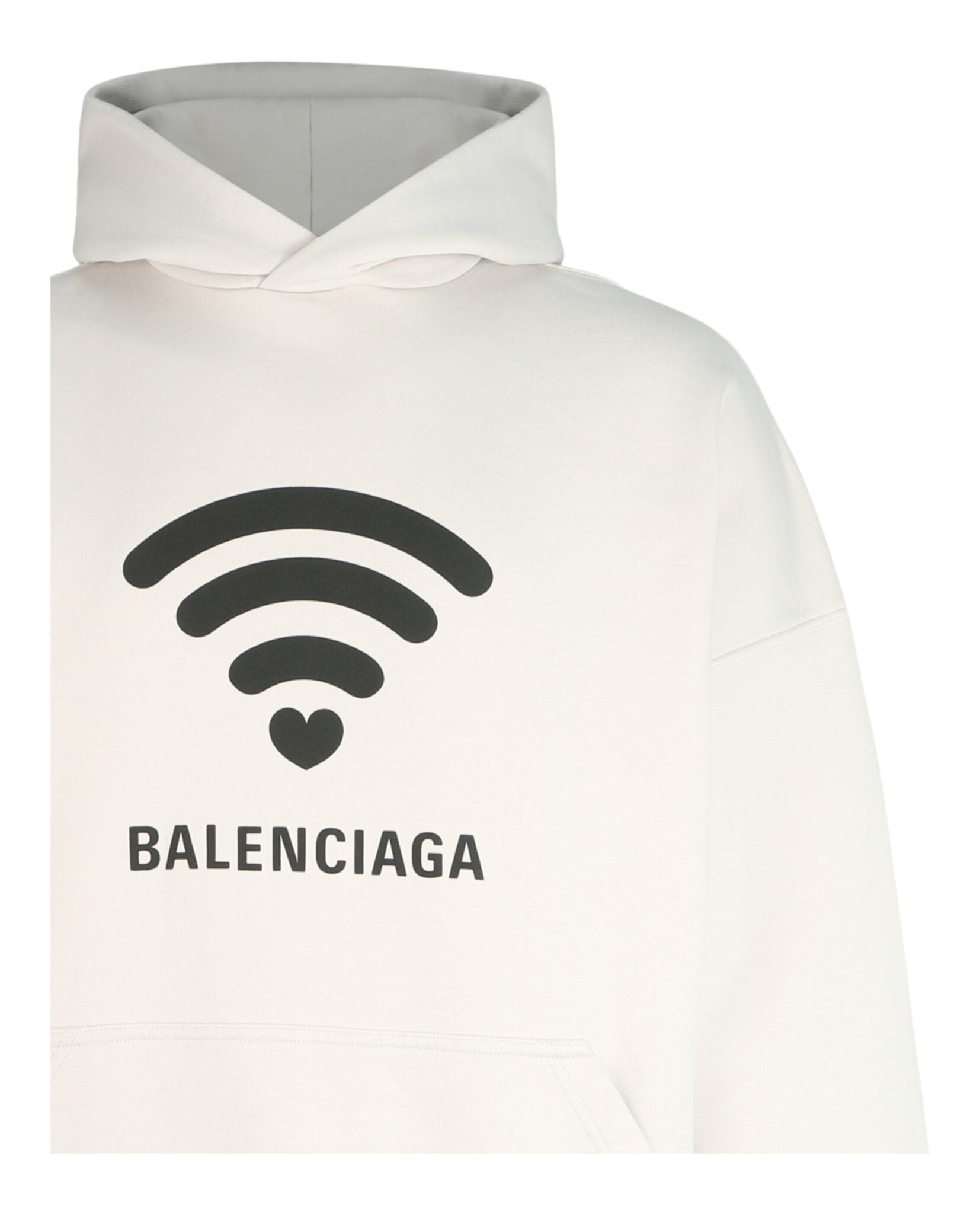 Balenciaga Balenciaga Mens LOVE Graphic Print Hoodie