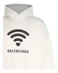 Balenciaga Balenciaga Mens LOVE Graphic Print Hoodie
