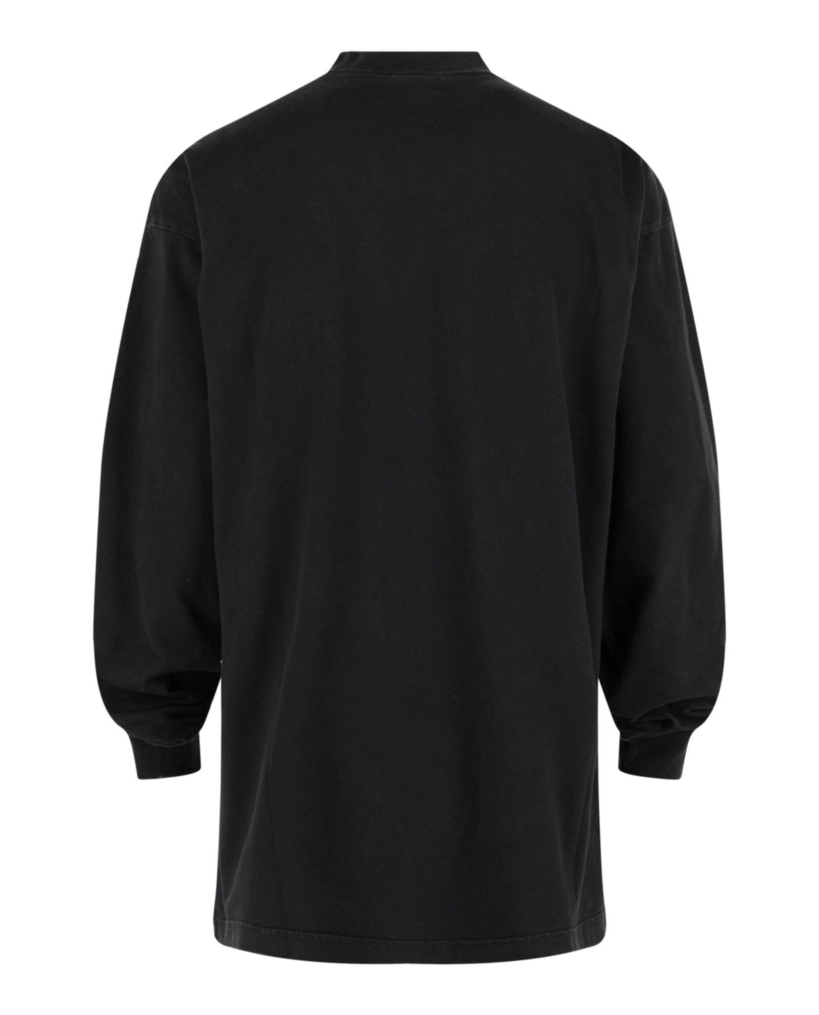 Balenciaga Unisex-Adult Oversized Embroidered Long Sleeve T-Shirt