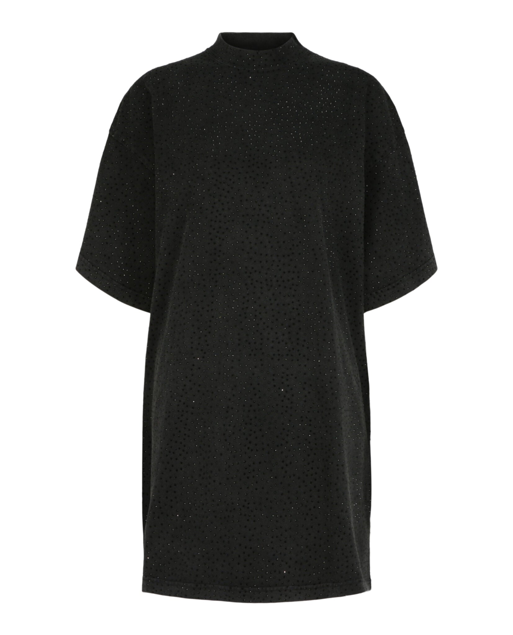 Balenciaga Balenciaga Womens Paris Strass Vintage Oversized T-Shirt
