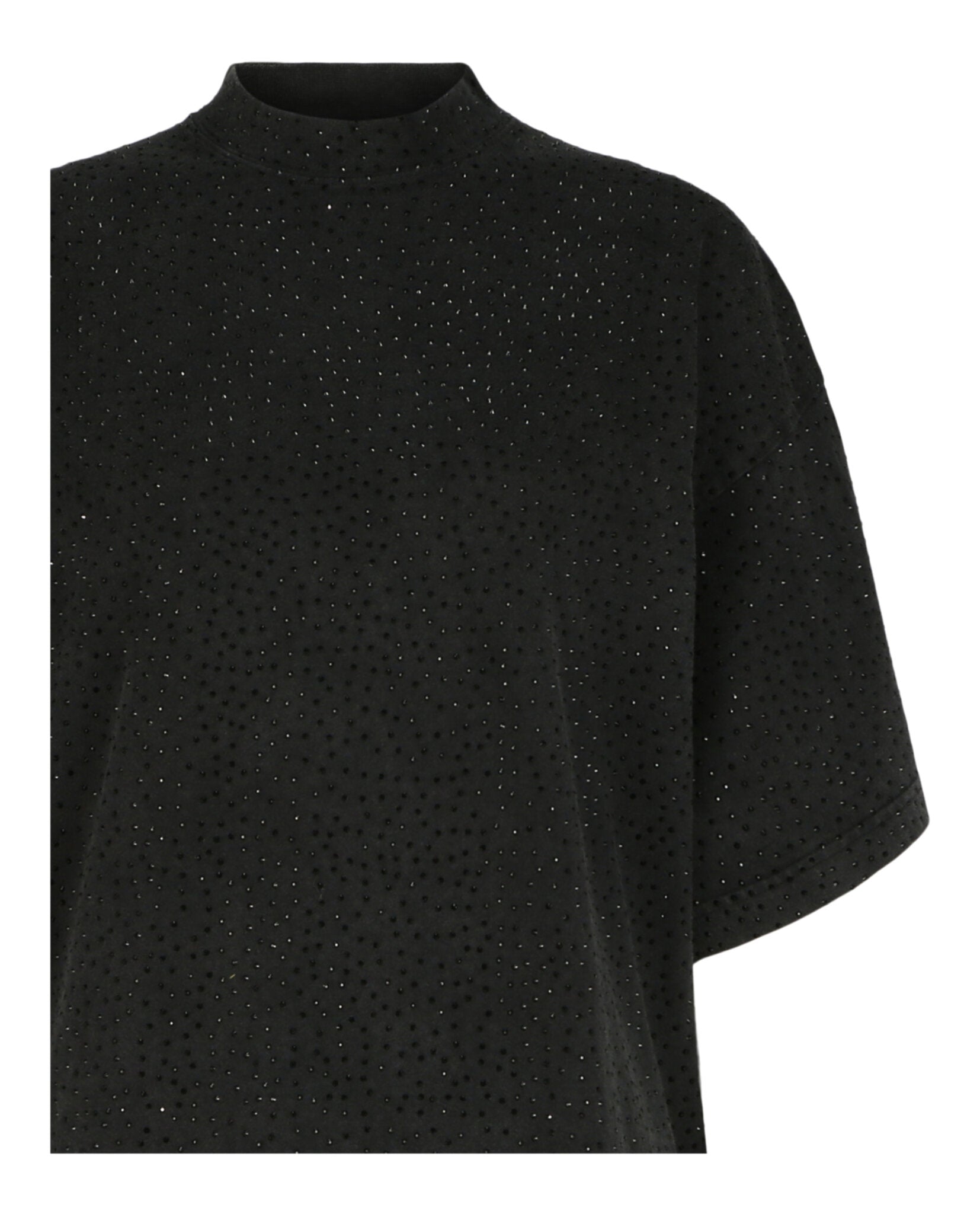 Balenciaga Balenciaga Womens Paris Strass Vintage Oversized T-Shirt