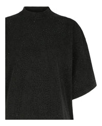 Balenciaga Balenciaga Womens Paris Strass Vintage Oversized T-Shirt