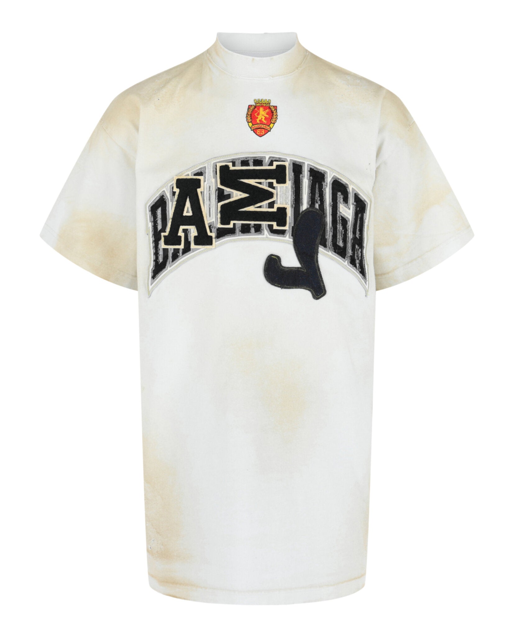 Balenciaga Mens Oversized Embroidered Skater T-Shirt