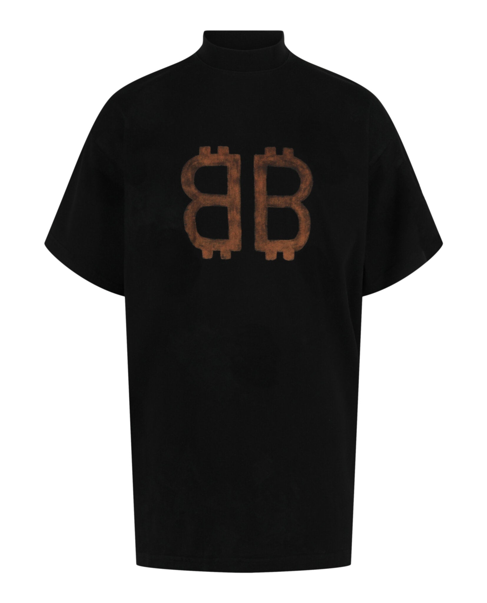 Balenciaga Balenciaga Mens Crypto Bleach Vintage Oversized T-Shirt