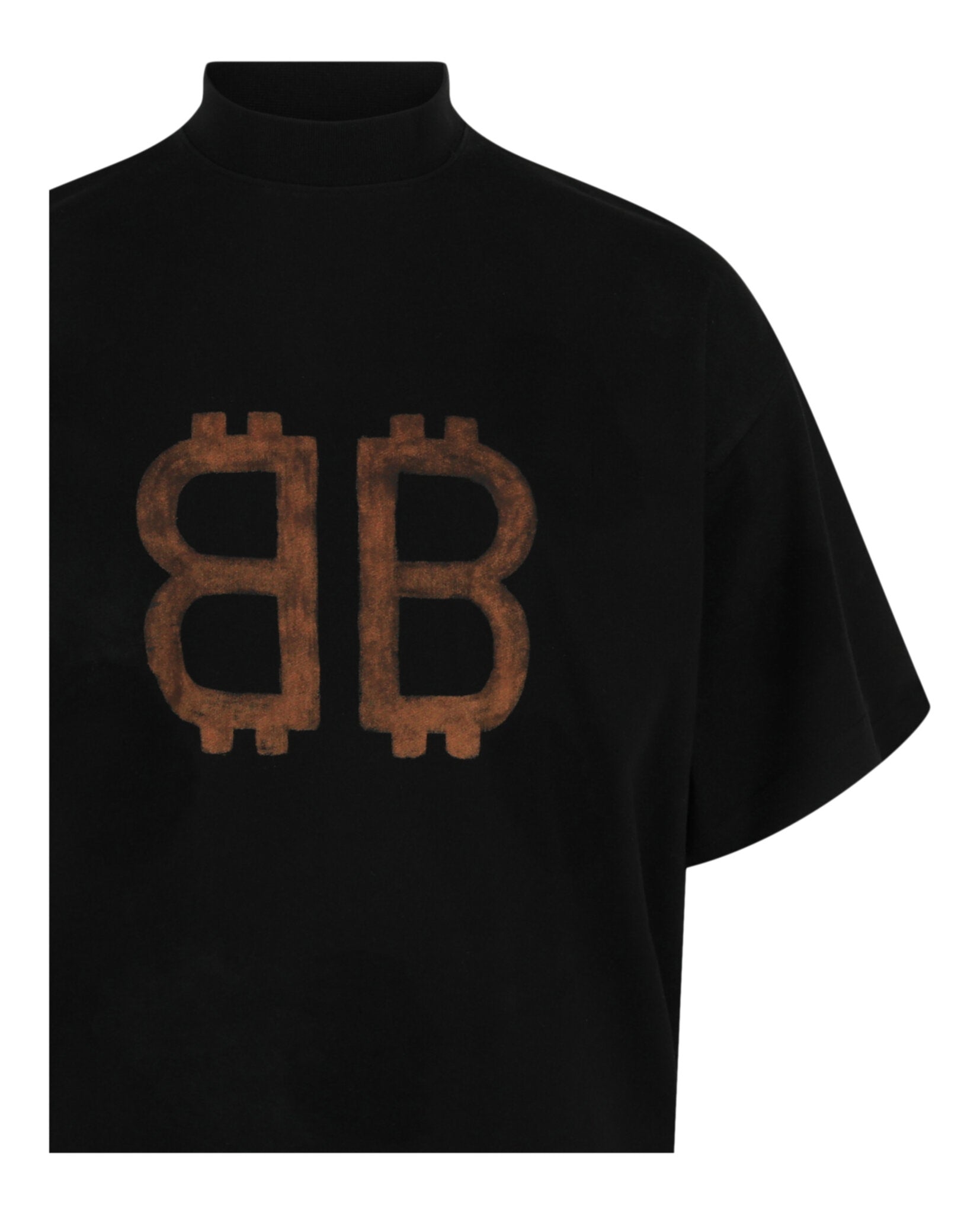 Balenciaga Balenciaga Mens Crypto Bleach Vintage Oversized T-Shirt