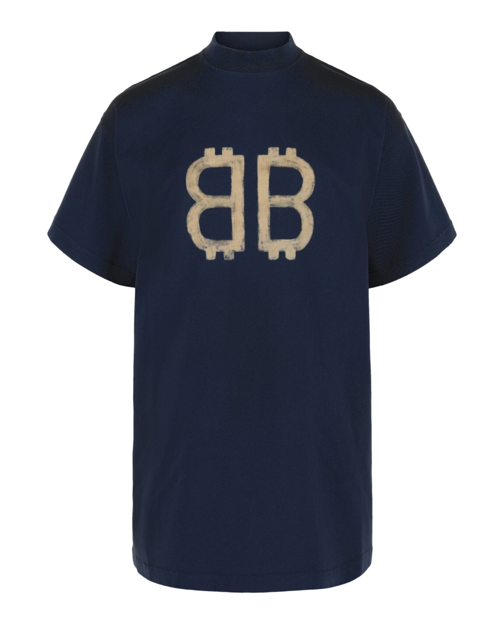 Balenciaga Balenciaga Unisex-Adult Crypto-Print Vintage Cotton T-Shirt