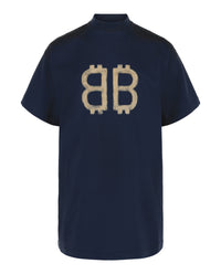 Balenciaga Balenciaga Unisex-Adult Crypto-Print Vintage Cotton T-Shirt