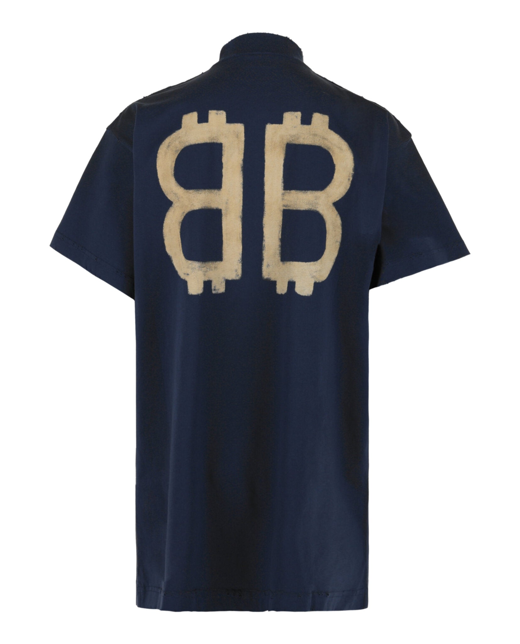 Balenciaga Balenciaga Unisex-Adult Crypto-Print Vintage Cotton T-Shirt