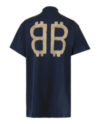 Balenciaga Balenciaga Unisex-Adult Crypto-Print Vintage Cotton T-Shirt