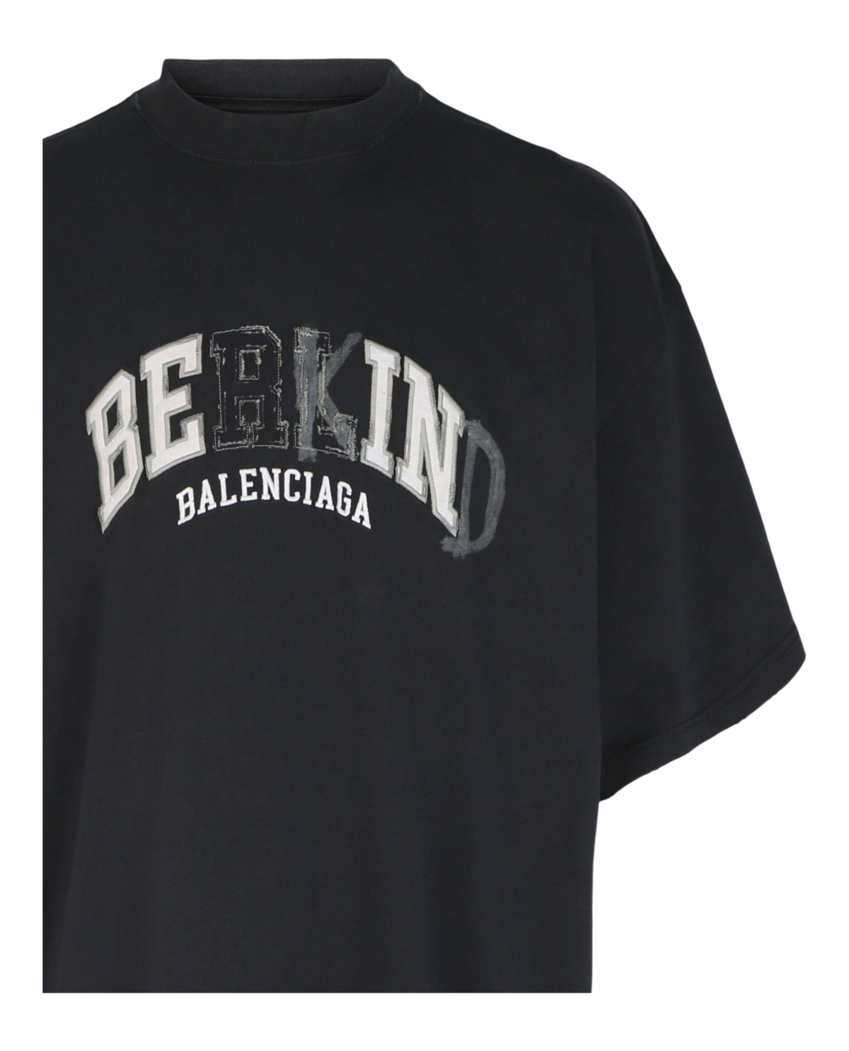 Balenciaga Mens Be Kind Oversized T-Shirt