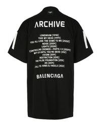 Balenciaga Balenciaga Mens Music Archive Series Connected Oversized T-Shirt