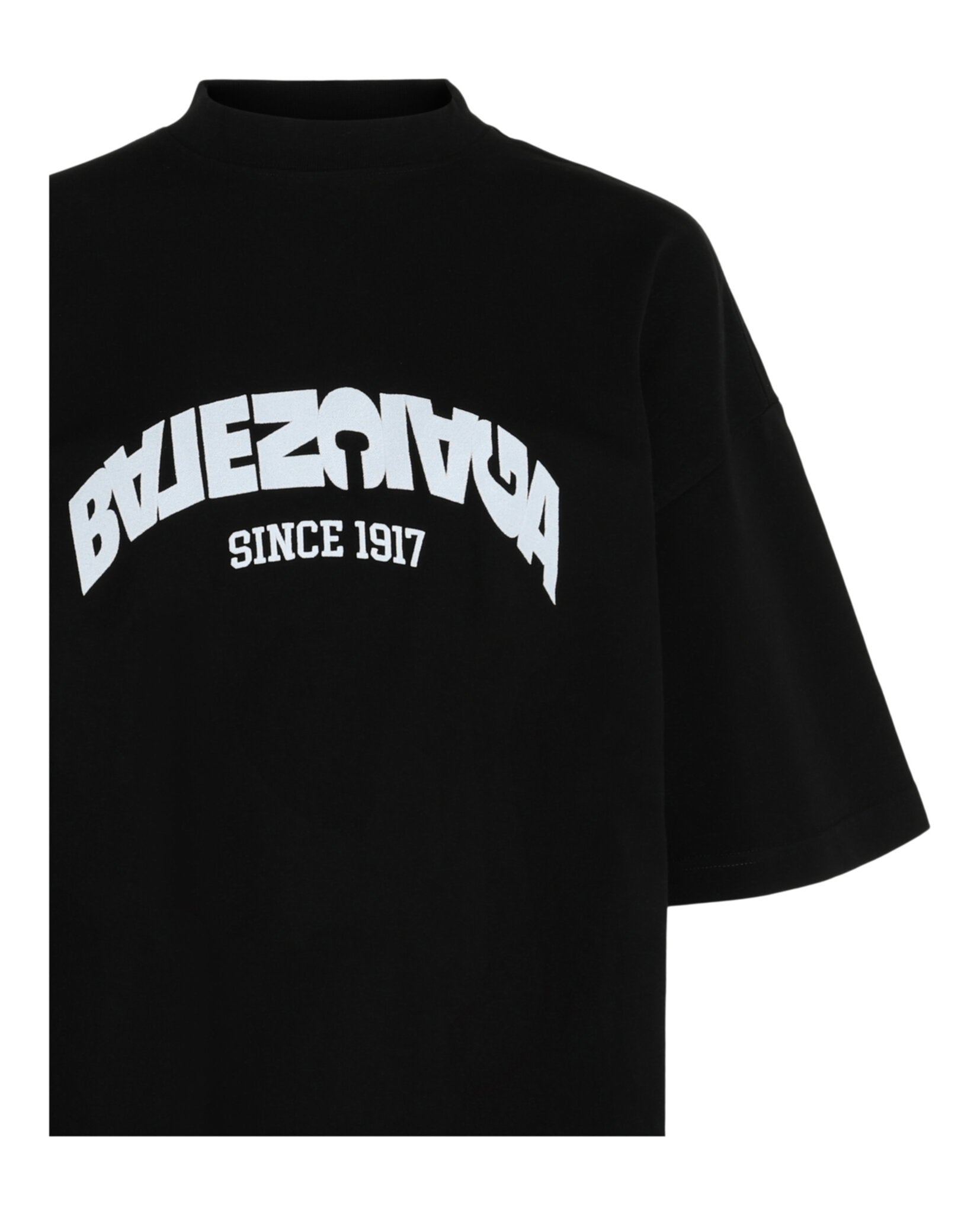 Balenciaga Back Flip T-Shirt Oversized - Black - Men's - 4