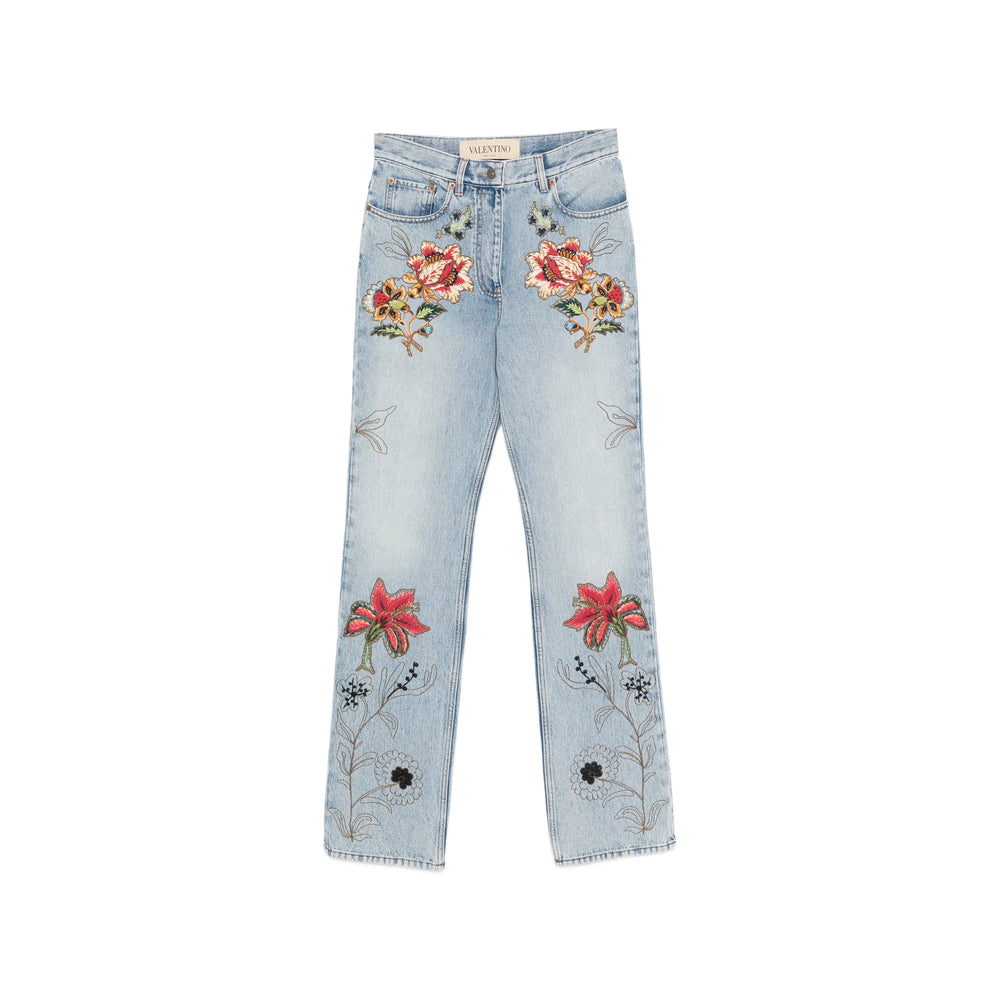 Valentino Valentino Blue Denim - Straight-Leg Jeans Women