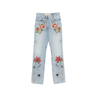 Valentino Valentino Blue Denim - Straight-Leg Jeans Women