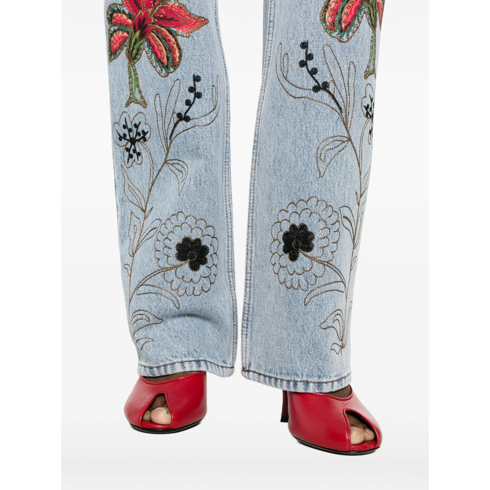 Valentino Valentino Blue Denim - Straight-Leg Jeans Women