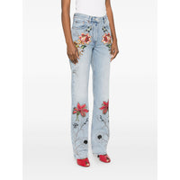 Valentino Valentino Blue Denim - Straight-Leg Jeans Women