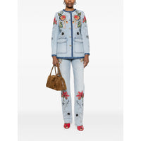 Valentino Valentino Blue Denim - Straight-Leg Jeans Women