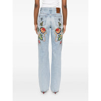 Valentino Valentino Blue Denim - Straight-Leg Jeans Women