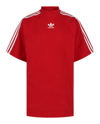 Balenciaga Mens x Adidas Oversized Graphic T-Shirt Regular M Red White