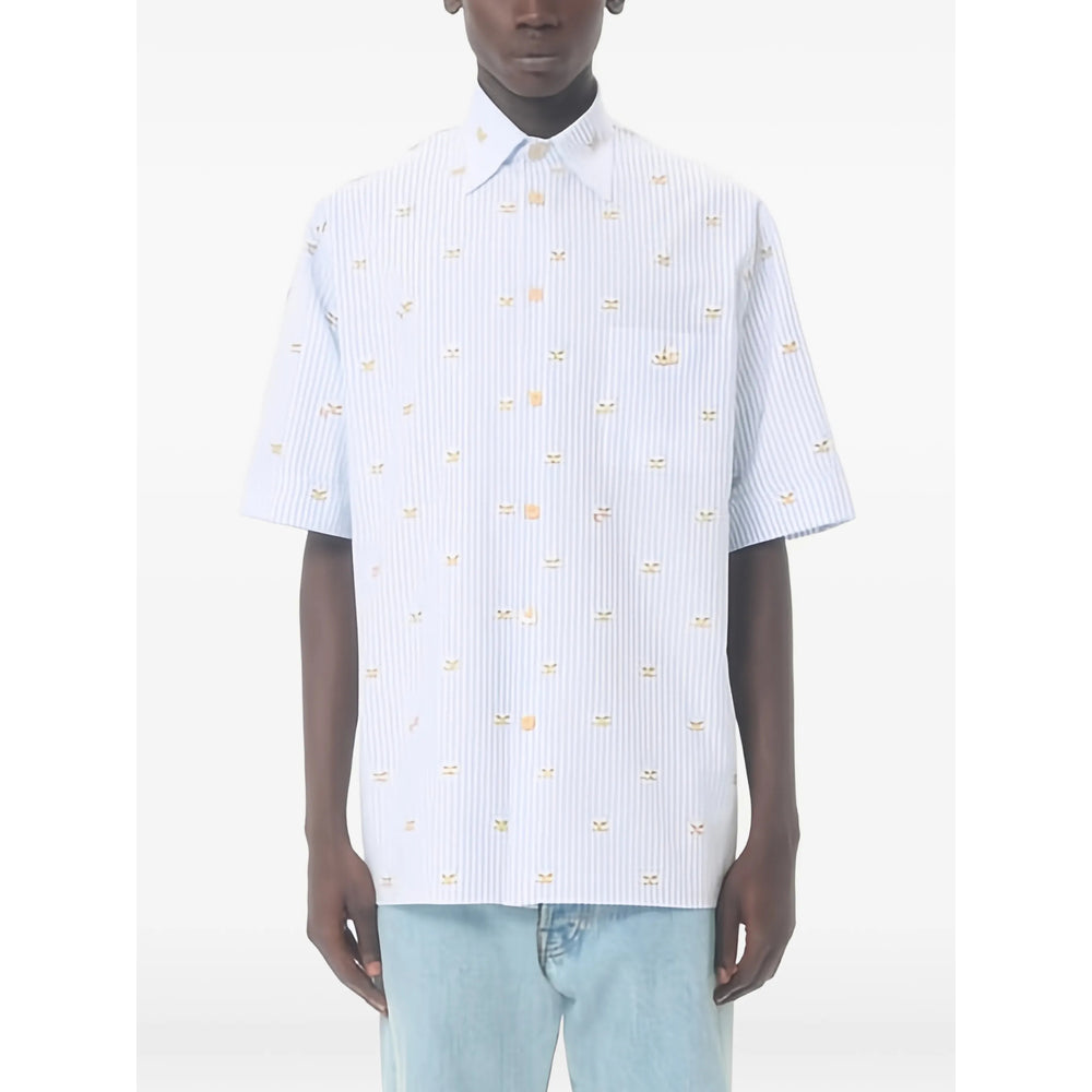 Valentino Valentino Blue Shirts Men