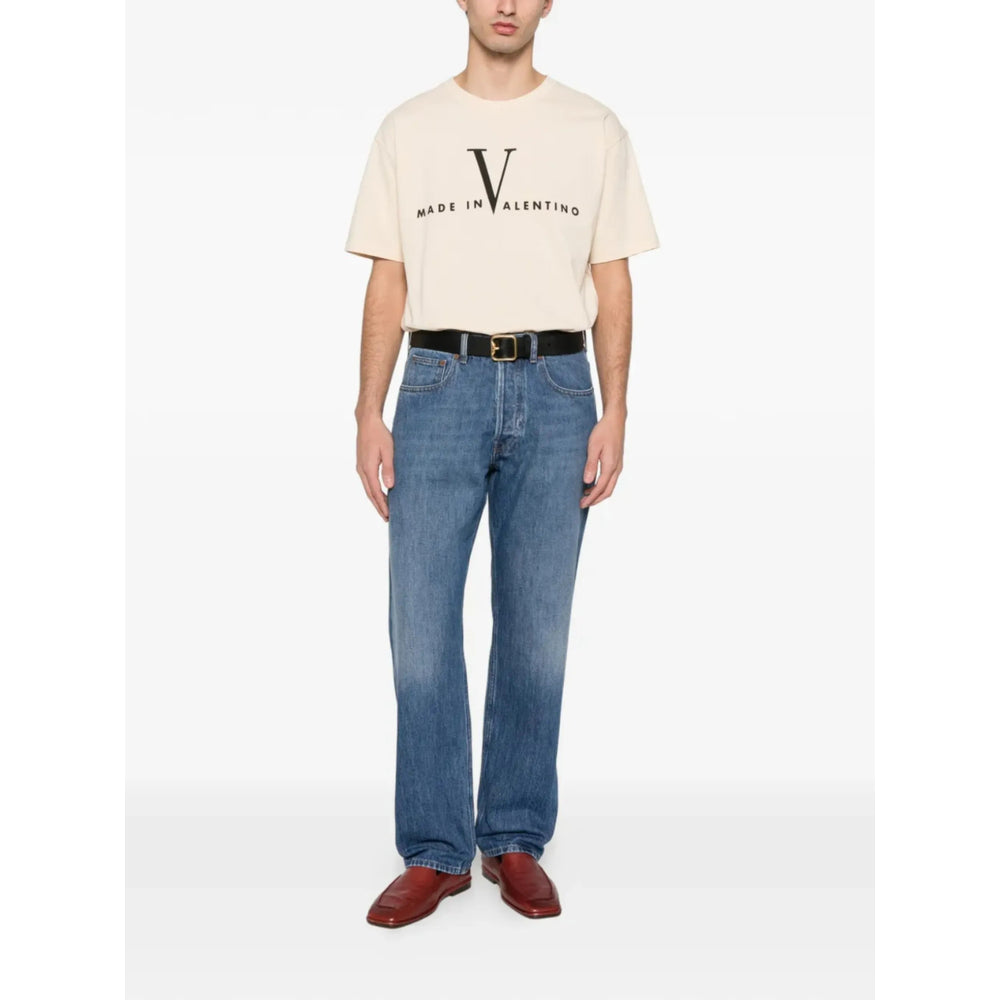 Valentino Valentino Blue Denim - Regular & Straight-Leg Jeans Men