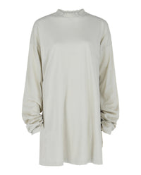 Balenciaga Womens Long Sleeve Oversized Distressed T-shirt