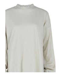 Balenciaga Womens Long Sleeve Oversized Distressed T-shirt