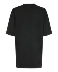 Balenciaga Womens Oversized College Logo T-Shirt