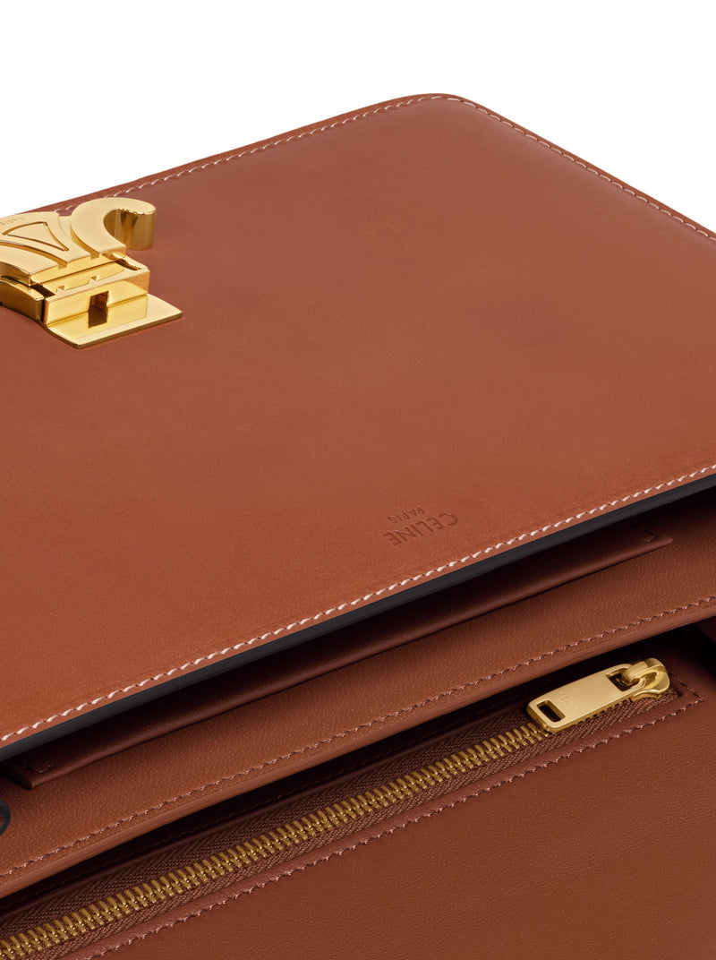 Celine Women Medium Triomphe Folio Bag In Calfskin