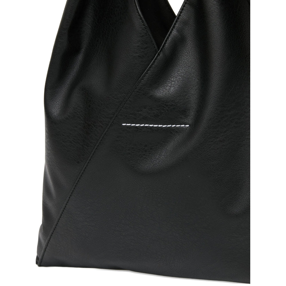 Mm6 Maison Margiela Mm6 Maison Margiela Black Tote Bags Women