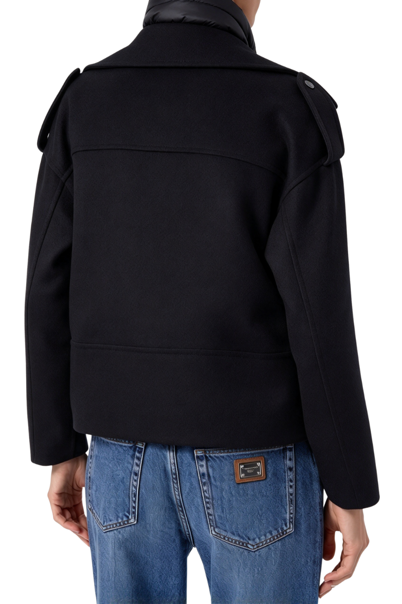 Moorer Moorer Viana-Cwx Biker Jacket Nero