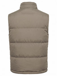 Brunello Cucinelli Men Lightweight Techno Down Vest With Packable Hood
