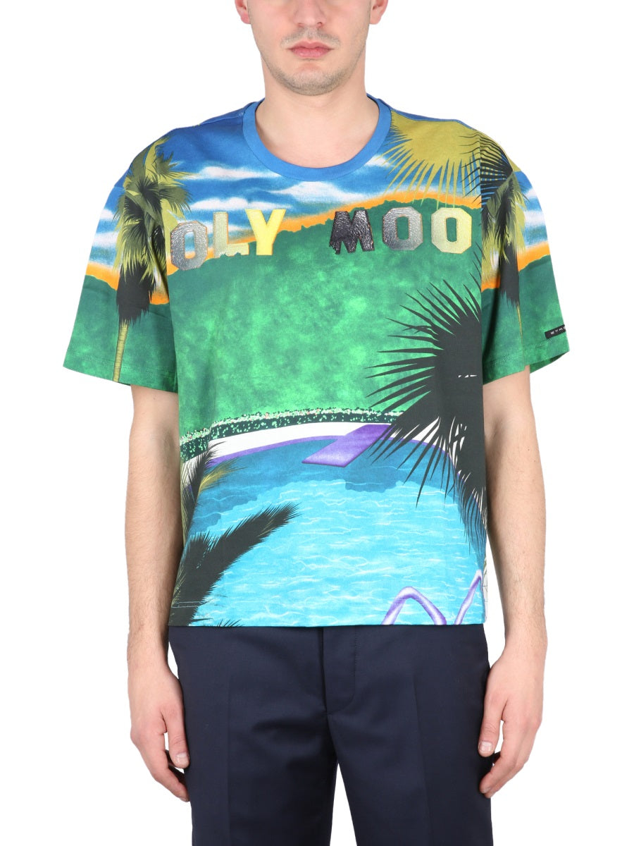 Etro Men California Print T-Shirt