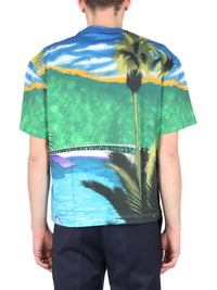 Etro Men California Print T-Shirt