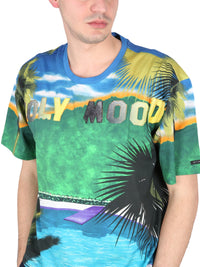 Etro Men California Print T-Shirt