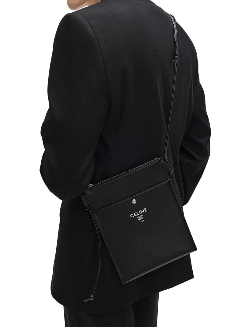 Celine Men Sharp Pouch Take Away In Smooth Lambskin