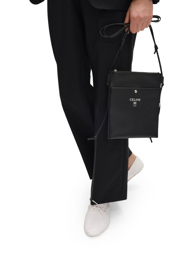 Celine Men Sharp Pouch Take Away In Smooth Lambskin